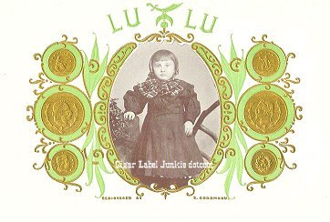 LuLu- cigar box label