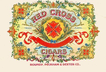 Red Cross- cigar box label