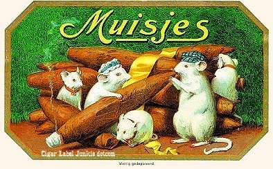 Muisjes- cigar box label