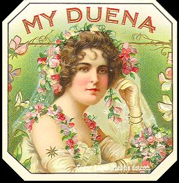 My Duena-outer cigar label