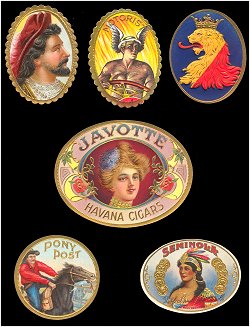 nails cigar box labels