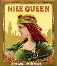 Nile Queen cigar label