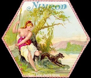 Nimrod- cigar box label
