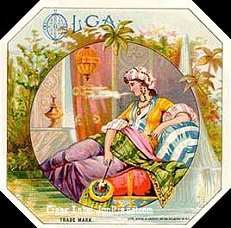 Olga cigar label