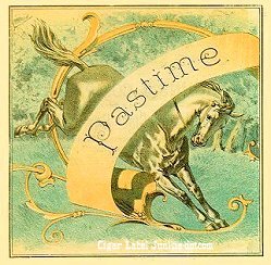 Pastime- cigar label