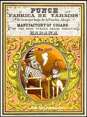Punch 1870's- cigar box label