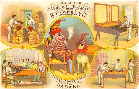 Punch 1880's- cigar box label