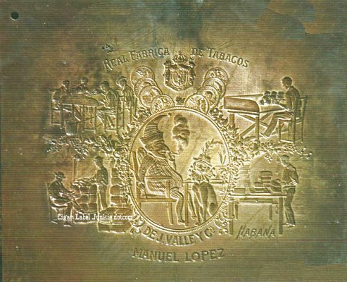 Punch Brass Di- cigar box label