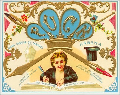 Puck outer- cigar box label