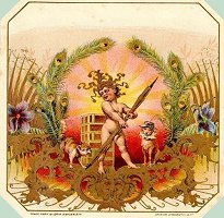 UT Puck Outer- cigar box label