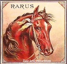 Rarus- cigar label