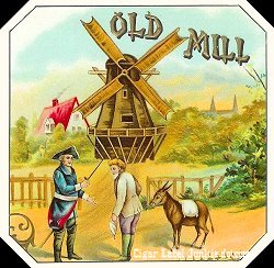 Old Mill out- cigar box label