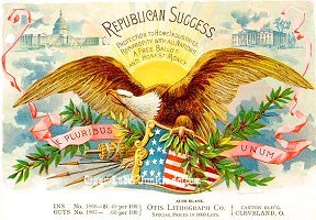 Republican Success cigar box label