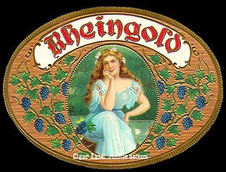 Rheingold cigar box label