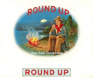 early RU cigar label