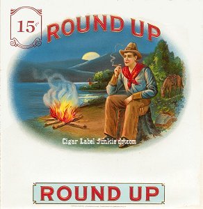 15 cent RU cigar label