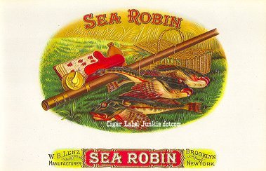 Sea Robin inner cigar label