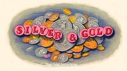 currency theme cigar label