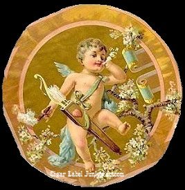 UT Cherub- cigar box label