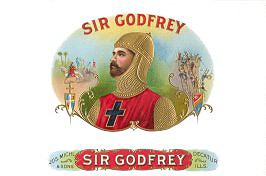 sir godfrey inner cigar box label
