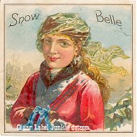 Snow Belle outer cigar box label