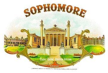 Sophmore- cigar box label