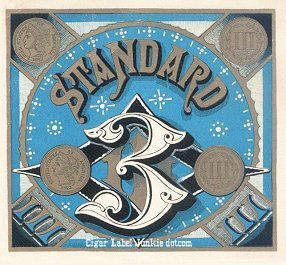 Standard 3- cigar box label