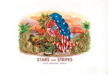 Stars Stripes inner cigar label