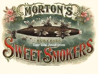 Sweet Smokers cigar box label