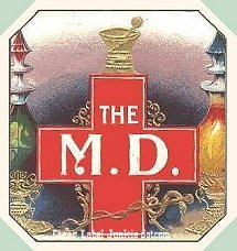 The MD outer cigar label