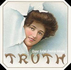 Truth cigar label