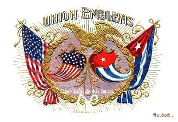 Union Emblems cigar box label