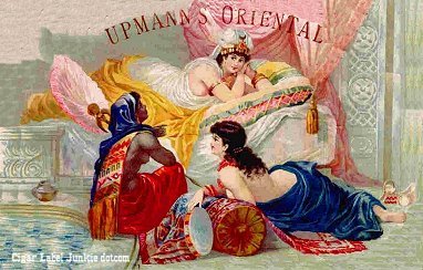 Upmans Oriental cigar box label