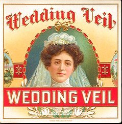 Wedding Veil outer cigar label